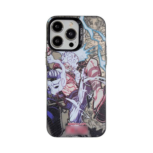 Luffy/Zoro iPhone silicone crash-resistant phone case