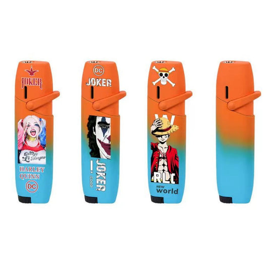 Encendedor resistente al viento con estampado de personajes de Luffy