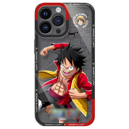 Silikonové pouzdro na telefon Luffy/Zoro/Ace odolné proti nárazu