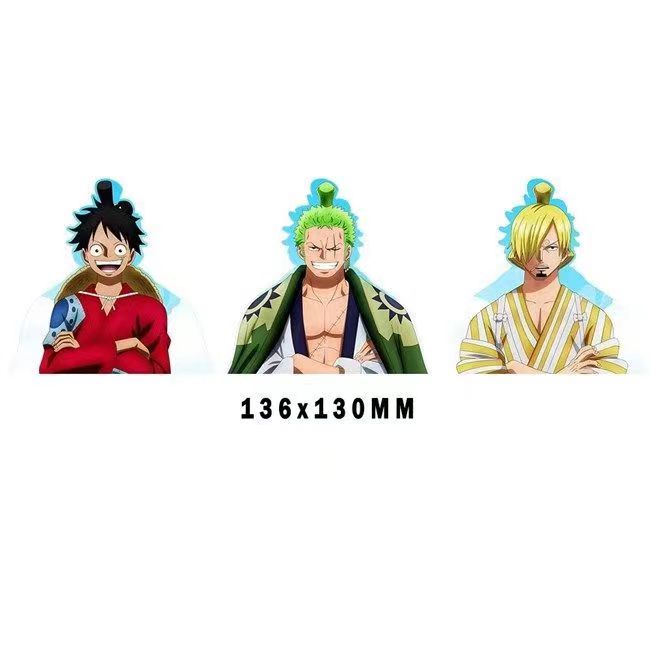 Luffy/Zoro/Nami 3D gradienttitarrat
