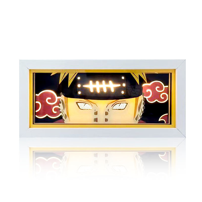 Sasuke/Kakashi/Obito/Itachi 3D Paper Sculpture Night Light - Rozsviťte svět anime!