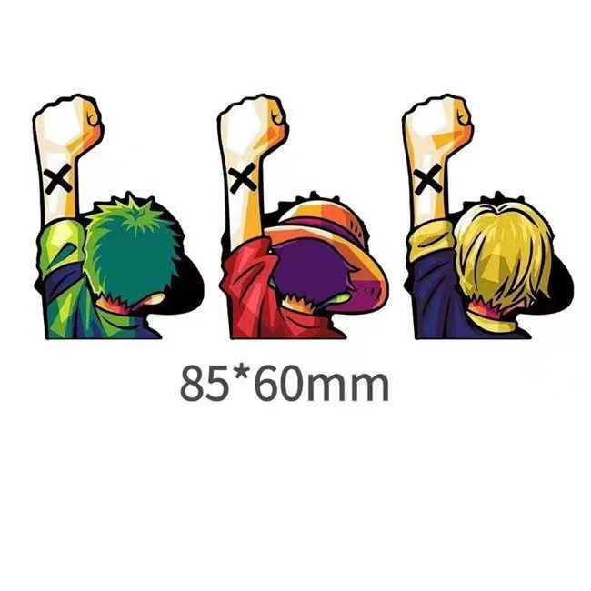 Luffy/Zoro/Nami 3D gradienttitarrat