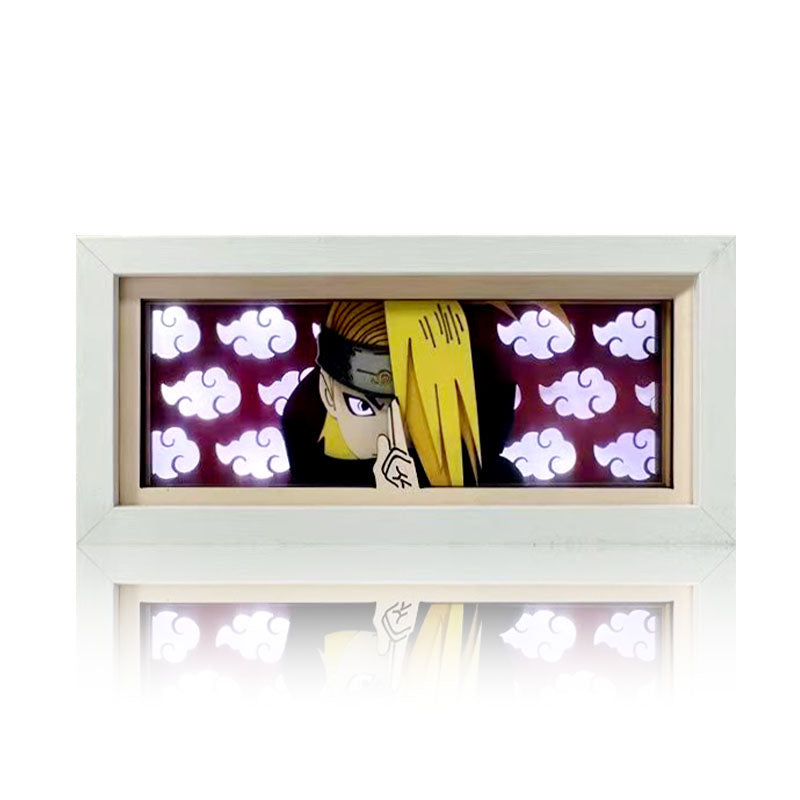 Sasuke/Kakashi/Obito/Itachi 3D Paper Sculpture Night Light - Rozsviťte svět anime!