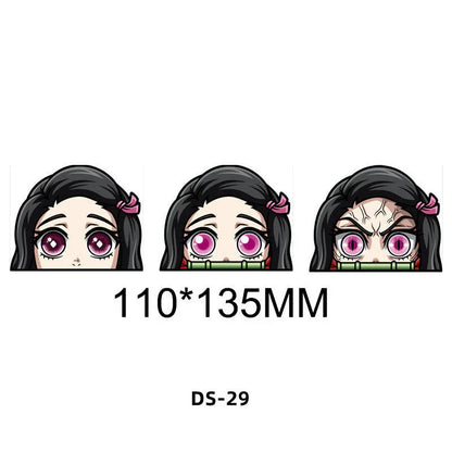 Tanjirou/Nezuko/Zenitsuuu/Inosuke attendent une variété de rôles autocollants d'expression de variation 3D