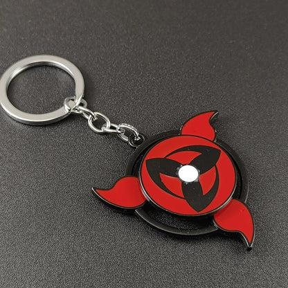 Porte-clés rotatif Naruto Sharingan - Uchiha Anime Spinning Fidget Toy