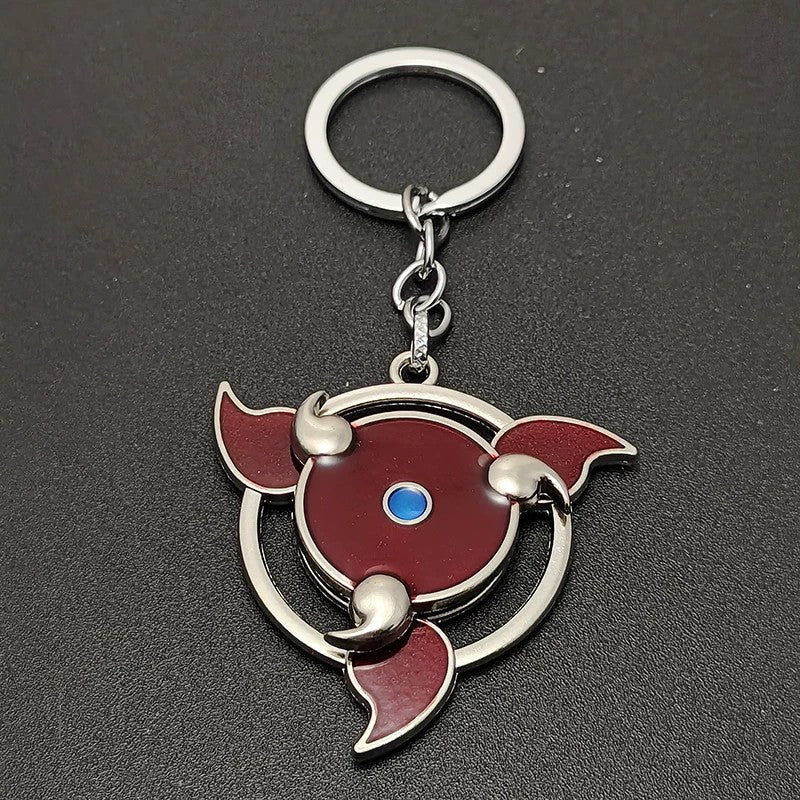 Porte-clés rotatif Naruto Sharingan - Uchiha Anime Spinning Fidget Toy