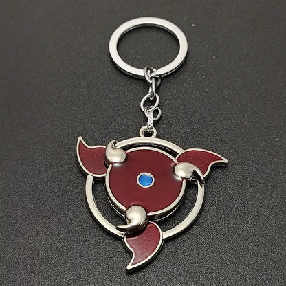 Porte-clés rotatif Naruto Sharingan - Uchiha Anime Spinning Fidget Toy