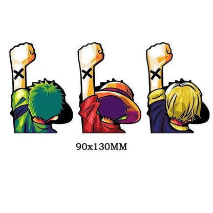 Luffy/Zoro/Nami 3D gradienttitarrat