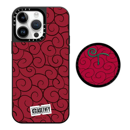 Luffy/Ace Demon fruit silikonové pouzdro na telefon odolné proti nárazu