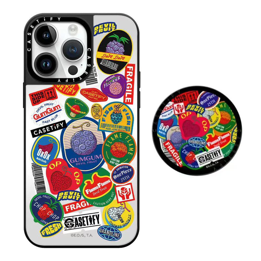 Luffy/Ace Demon fruit silikonové pouzdro na telefon odolné proti nárazu