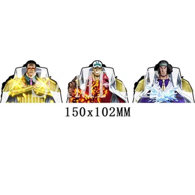 Luffy/Zoro/Nami 3D gradienttitarrat