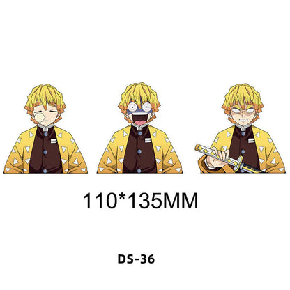 Tanjirou/Nezuko/Zenitsuuu/Inosuke attendent une variété de rôles autocollants d'expression de variation 3D