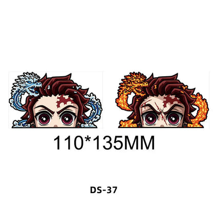 Tanjirou/Nezuko/Zenitsuuu/Inosuke attendent une variété de rôles autocollants d'expression de variation 3D