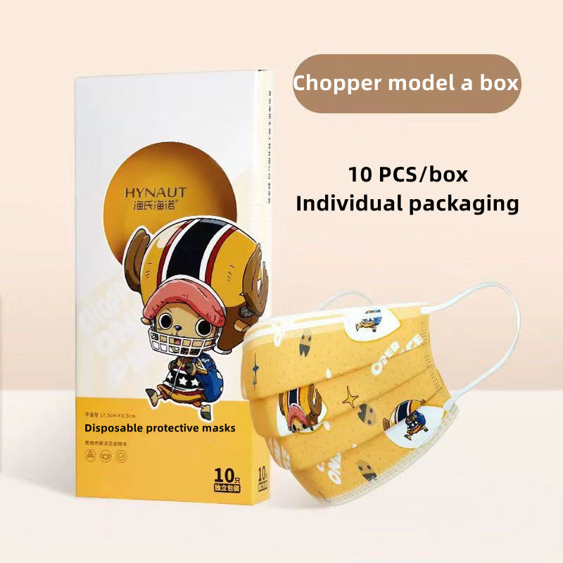 Luffy/Chopper jednorázová ochranná módní lékařská maska