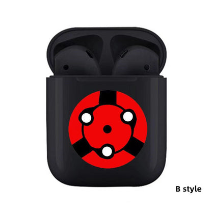 Kaléidoscope écrit oeil rond véritable casque Bluetooth sans fil écouteurs (Bluetooth 5. 0)