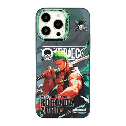 Luffy/Zoro silikonové pouzdro na iPhone odolné proti nárazu