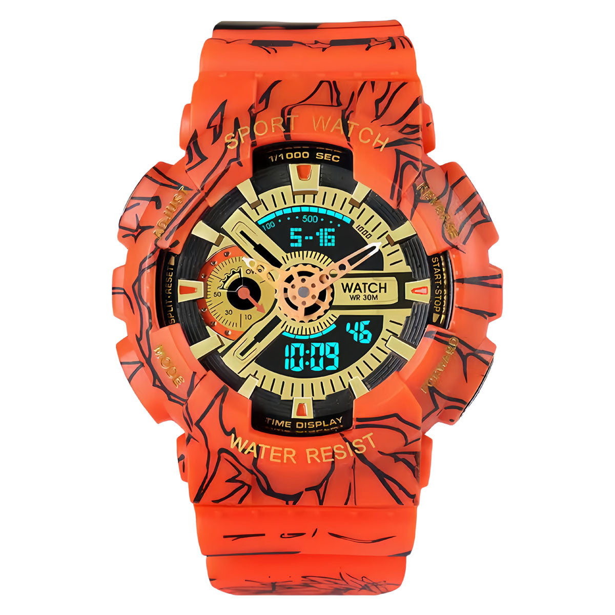 Reloj electrónico de moda Luffy/Goku.