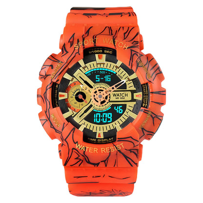 Reloj electrónico de moda Luffy/Goku.