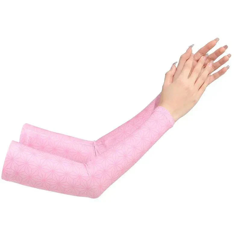 Tanjirou/Nezuko/Shinobu ærme sommer udendørs cykling sport solcreme is ærme basketball armbeskytter