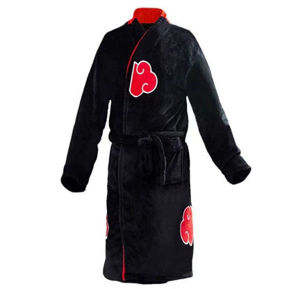 Fire shadow ninja Flannel Nightgown Bathrobe - Fall asleep in a comfortable nightgown