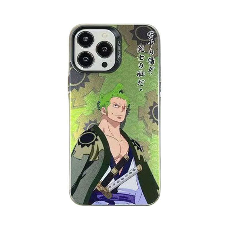 Luffy/Zoro silikonové pouzdro na iPhone odolné proti nárazu
