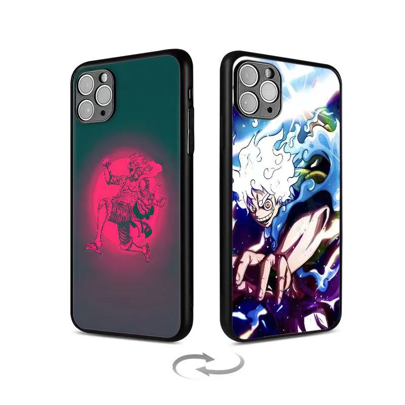 Luffy/Zoro/Ace 3D varianta iPhone silikonové pouzdro na telefon odolné proti nárazu
