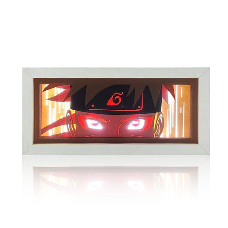 Sasuke/Kakashi/Obito/Itachi 3D Paper Sculpture Night Light - Rozsviťte svět anime!