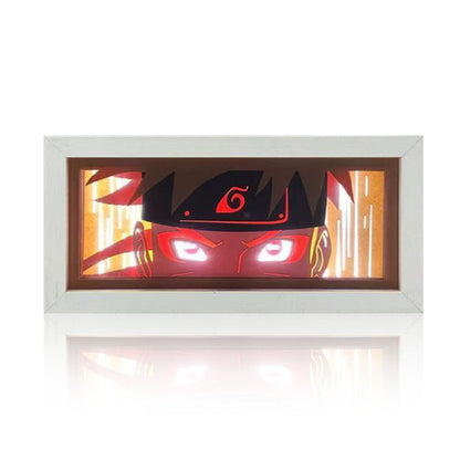 Sasuke/Kakashi/Obito/Itachi 3D Paper Sculpture Night Light - Rozsviťte svět anime!