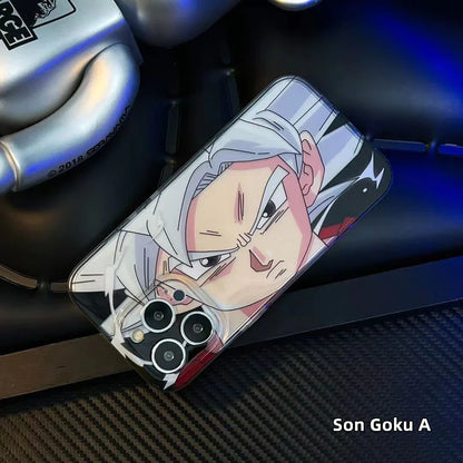 Coque de téléphone Apple en silicone résistante aux chocs Son Goku/Torankusu/Frieza