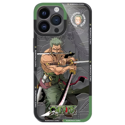 Silikonové pouzdro na telefon Luffy/Zoro/Ace odolné proti nárazu