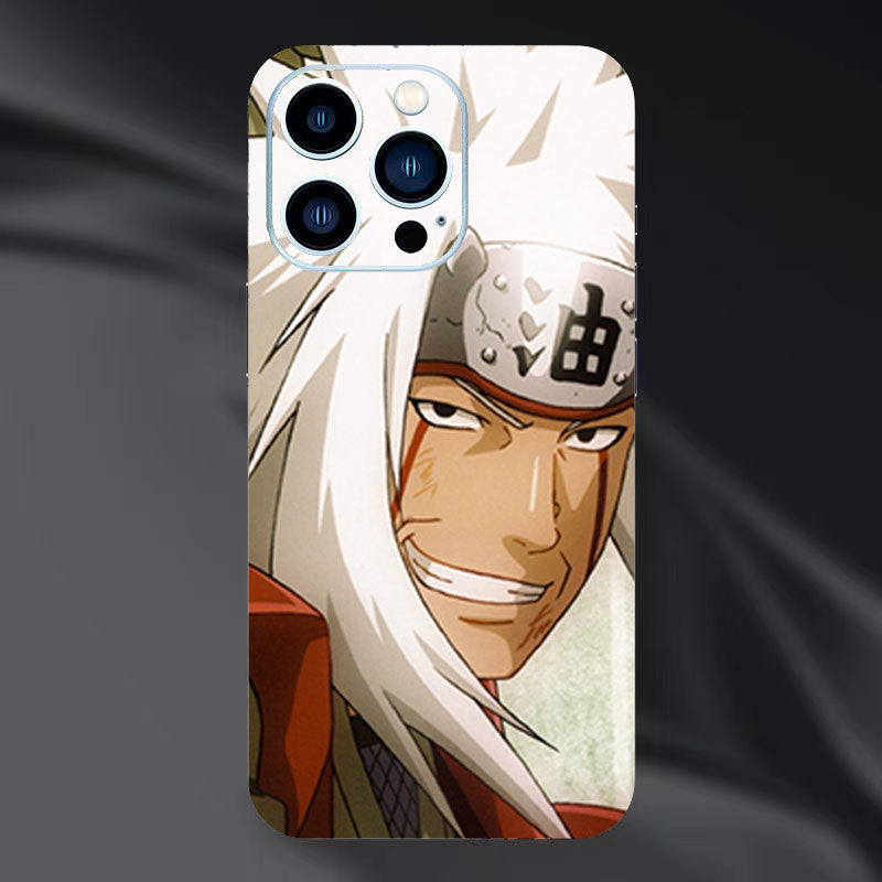 Itachi/Jiraiya/Kakashi iPhone Vynikající fólie na zadní stranu telefonu, personalizovaný vzor, ​​HD ochrana