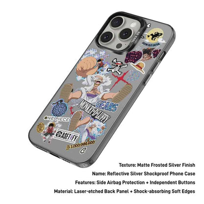 Naruto Pain Yahiko Anime telefoncover, lasergradient stødsikkert beskyttelsescover til iPhone