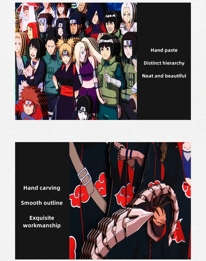 Uzumaki/Sasuke/Kakashi smuk tegneseriehåndværk 3D-tegning