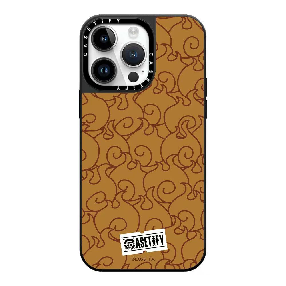 Luffy/Ace Demon fruit silikonové pouzdro na telefon odolné proti nárazu