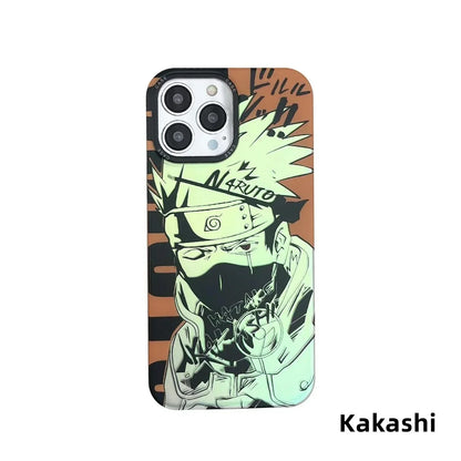 Itachi/Kakashi Apple vynikající silikonové antikolizní pouzdro Trend Silicone