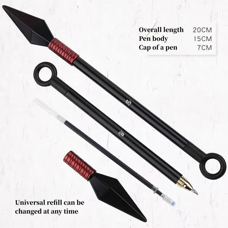 Kakashi/Sasuke Kunai Neutralstift Metalllegierung Briefpapier Kunai Studentenbedarf