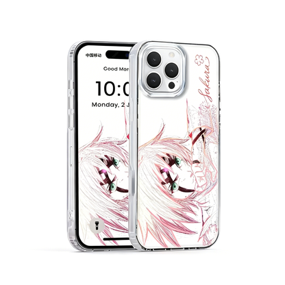 Pouzdro na telefon Naruto Sakura Haruno Anime, nárazuvzdorné pouzdro na iPhone Gradient