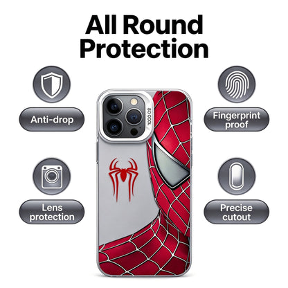 Marvel Spider‑Man Tobey Maguire Style Phone Case for iPhone, Anti‑Drop Shockproof Protective Cover 2‑Color Options Full Collection