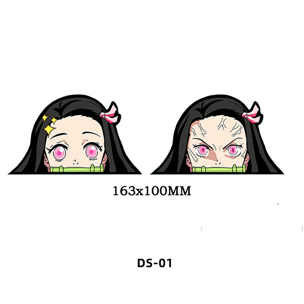 Tanjirou/Nezuko/Zenitsuuu/Inosuke attendent une variété de rôles autocollants d'expression de variation 3D