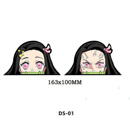 Tanjirou/Nezuko/Zenitsuuu/Inosuke attendent une variété de rôles autocollants d'expression de variation 3D