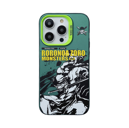 Luffy/Zoro silikonové pouzdro na iPhone odolné proti nárazu