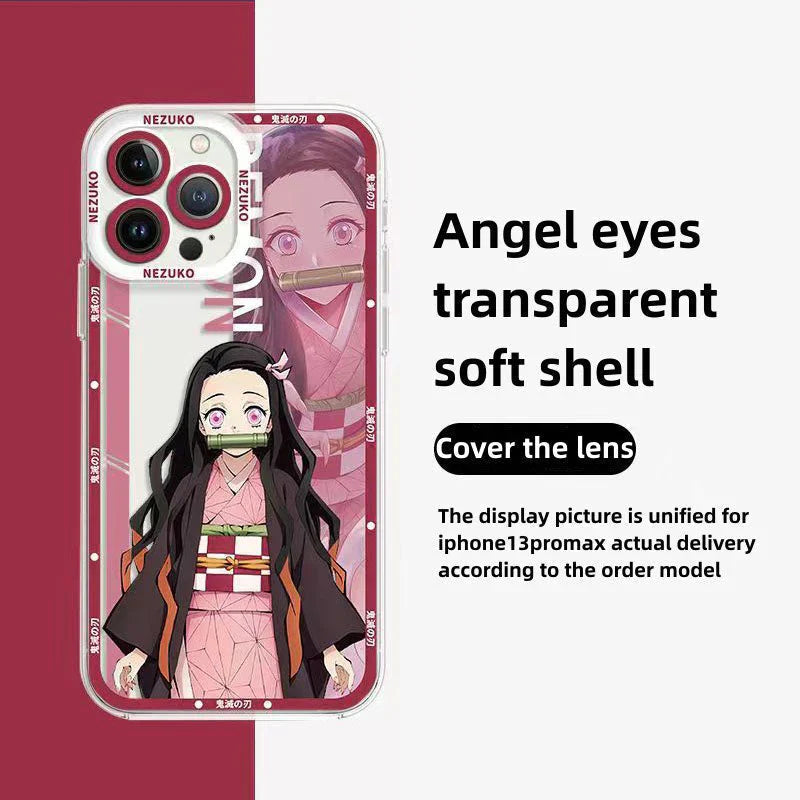 Tanjirou/Nezuko iPhone, Android pouzdro na telefon Apple Refined Trend silikonové antikolizní pouzdro na telefon
