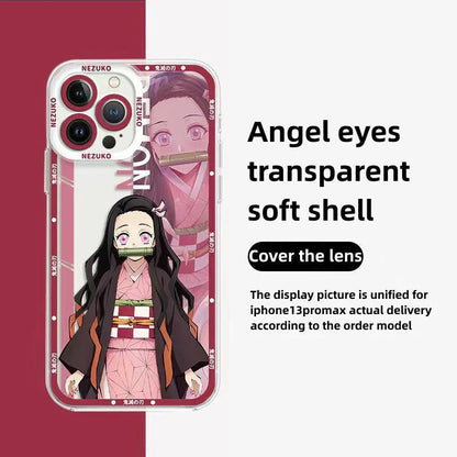 Tanjirou/Nezuko iPhone, Android pouzdro na telefon Apple Refined Trend silikonové antikolizní pouzdro na telefon