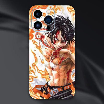 Nálepka na zadní stranu mobilního telefonu Luffy/Ace/Zoro s krásným vzorem