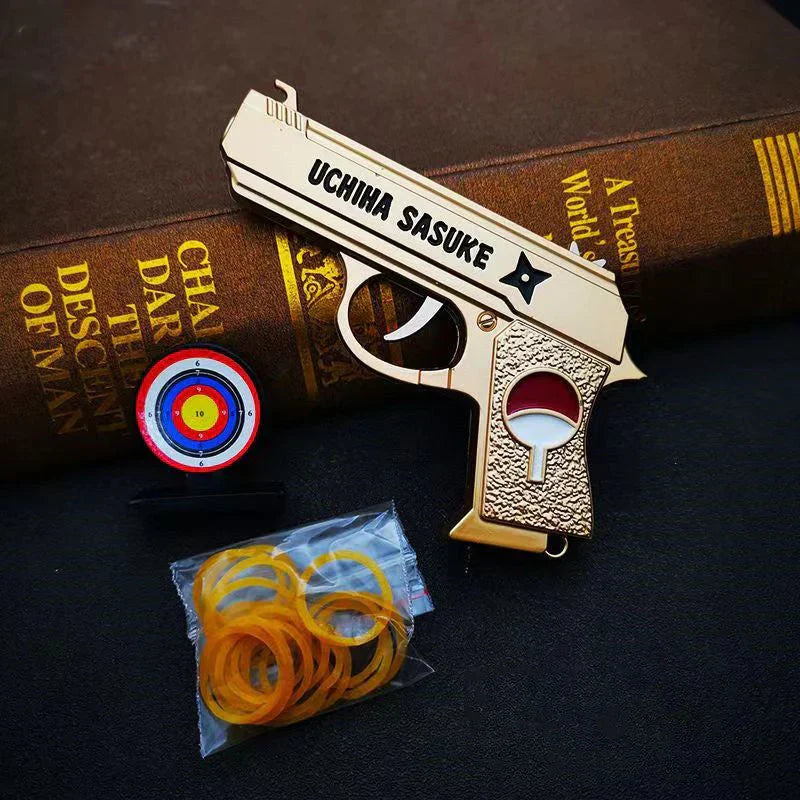 Sharingan Gummiband-Metallwerfer