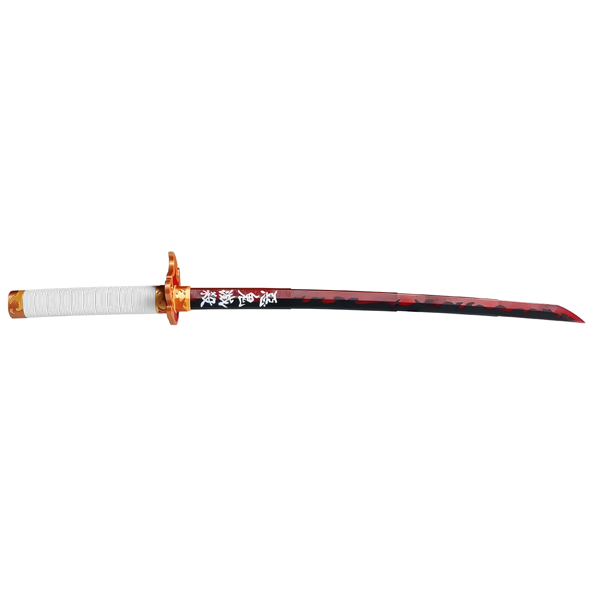 Dämonentöter Tanjiro Zenitsu Einziehbares Katana, Anime Cosplay Prop Schwert