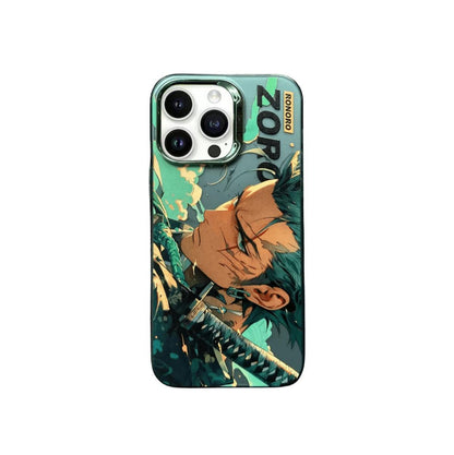 Luffy/Zoro silikonové pouzdro na iPhone odolné proti nárazu