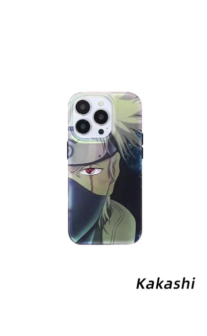 Silikonové antikolizní pouzdro Sasuke/Kakashi iPhone Beautiful Trend