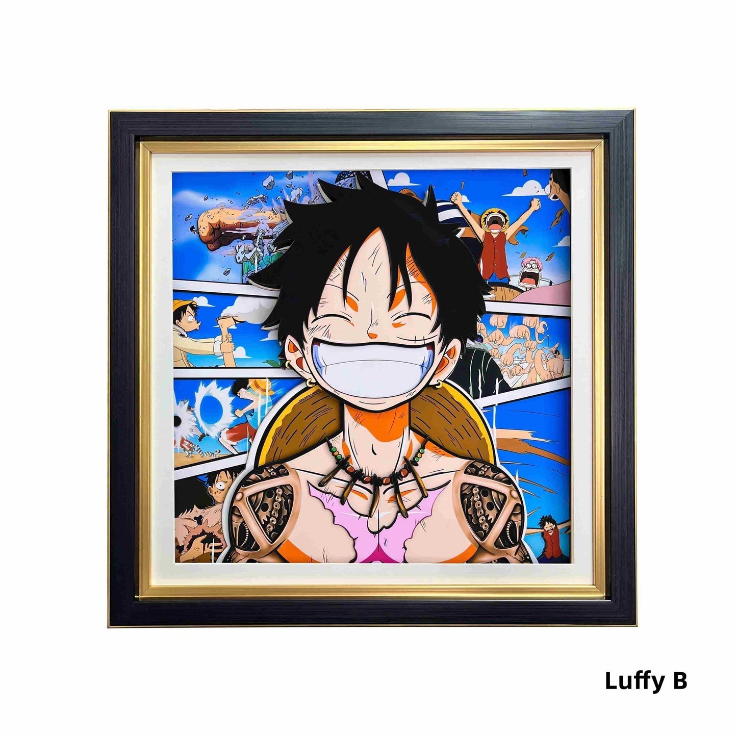 Luffy/Ace/Zoro hezký kreslený ruční 3D kreslení