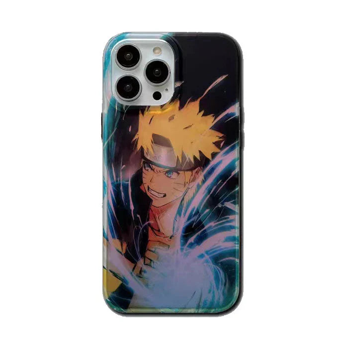 Sasuke/Uzimaki Apple – coque de téléphone Anti-collision en Silicone, tendance exquise